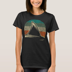 Retro Shark Tail - Marine Biologist Shark Lovers W T-Shirt
