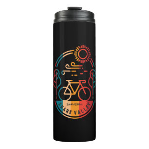 Retro Shark Valley Bike Trail Thermal Tumbler