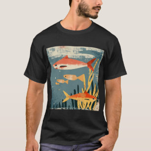 Retro sharks with small fish T-Shirt