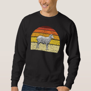 Retro Sheep Farmer Sheep Whisperer Sheep Sweatshirt