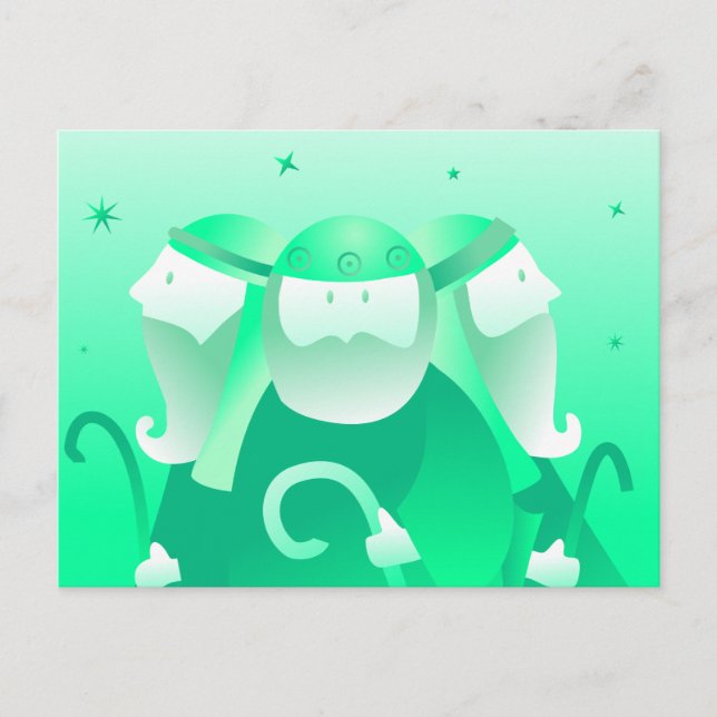 Retro Shepherds Postcard (Front)