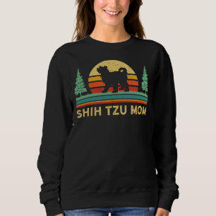 Retro Shihtzu Mum Shih Tzu Shih Tzu Mum Sweatshirt