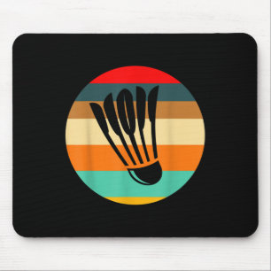 Retro Shuttle Badminton Mouse Mat