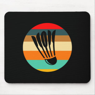 Retro Shuttle Badminton Mouse Mat