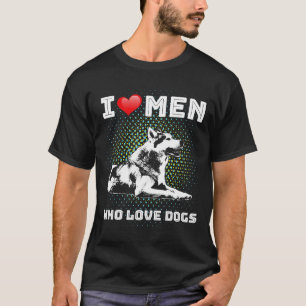 Retro Siberian Husky Dad amp Mum Gift T-Shirt