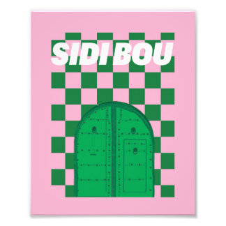 Retro Sidi Bou Said Photo Print