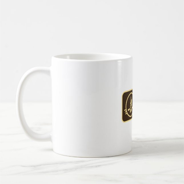 Retro Sierra National Forest Patch Coffee Mug (Left)
