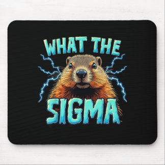 Retro Sigma Meme Groundhog Day Funny Groundhog Y2k Mouse Mat