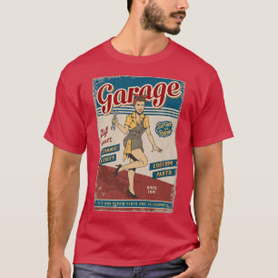 Retro sign, vintage advertising sign motif , car g T-Shirt