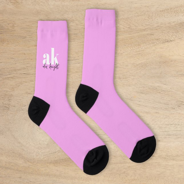 Retro Signature Monogram Socks (Creator Uploaded)