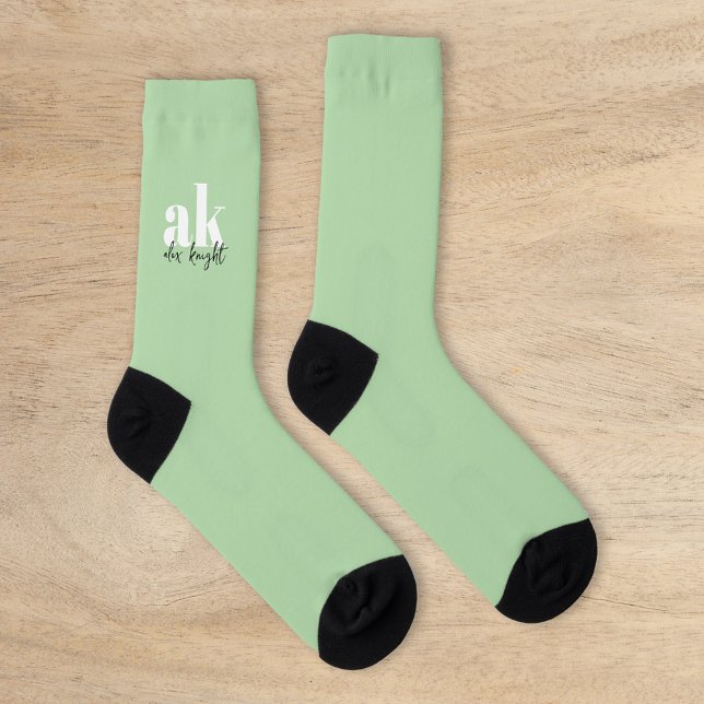 Retro Signature Monogram Socks (Creator Uploaded)