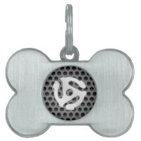 Retro Silver Chrome Like 45 spacer
