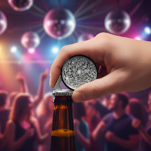 Retro Silver Disco Ball - Party Mirror Ball