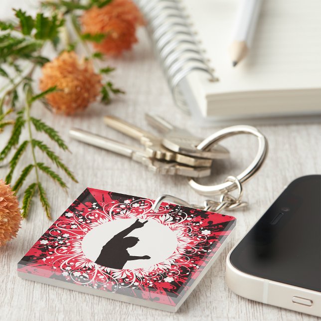 Retro Singer Key Ring (Creator Uploaded)