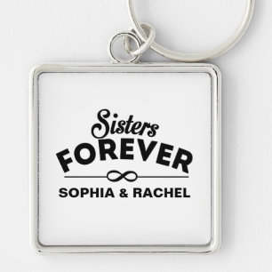 Retro - Sisters Forever Key Ring