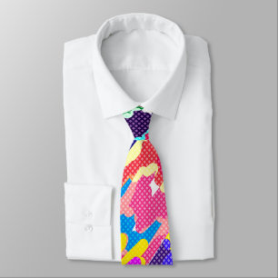 Retro, sixties, abstract tie