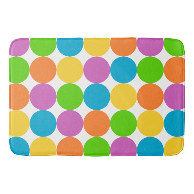 retro sixties bath mat (Front)
