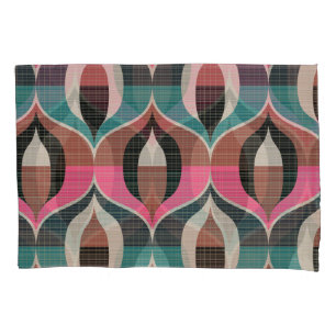 Retro Sixties Style Seamless Pattern Pillowcase
