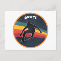 Retro Skate Skater 80s Skateboarder Skateboarding