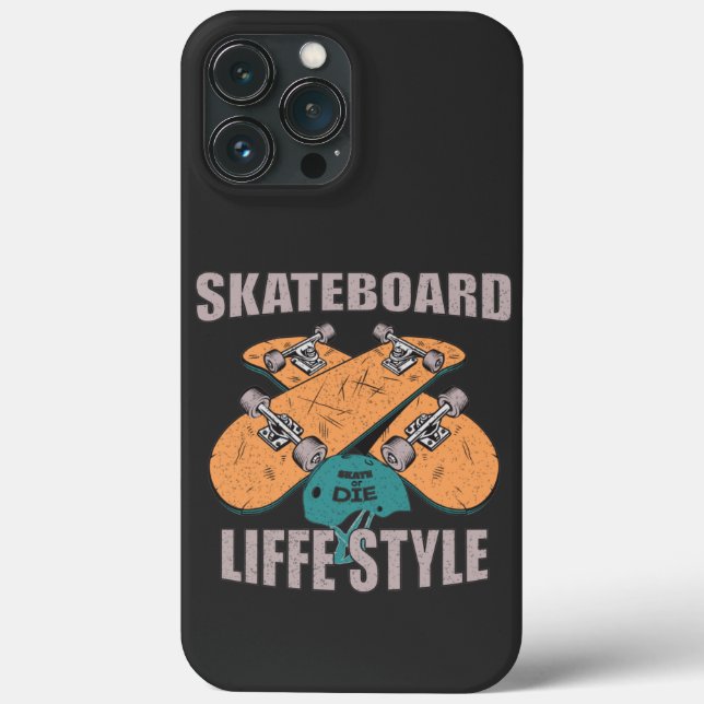 Retro Skateboard Lifestyle Case-Mate iPhone Case (Back)