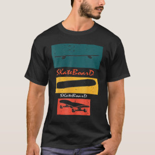 Retro Skateboard Men For Skateboarding Skateboard T-Shirt