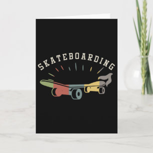 Retro Skateboard Skateboard Skater Skateboarder Sp Card