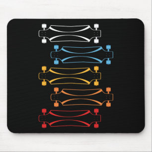 Retro Skateboard Skating Skateboarding Skateboarde Mouse Mat