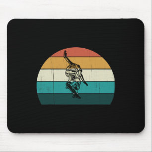 Retro Skateboarder - Vintage Stakeboard Skater Sk8 Mouse Mat
