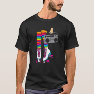 Retro Skating Rink A Funny 80'S Rollerblading Gift T-Shirt