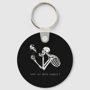 Retro Skeleton Halloween Costume Fun Scary Skull C Key Ring