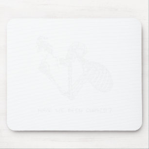 Retro Skeleton Halloween Costume Fun Scary Skull C Mouse Mat