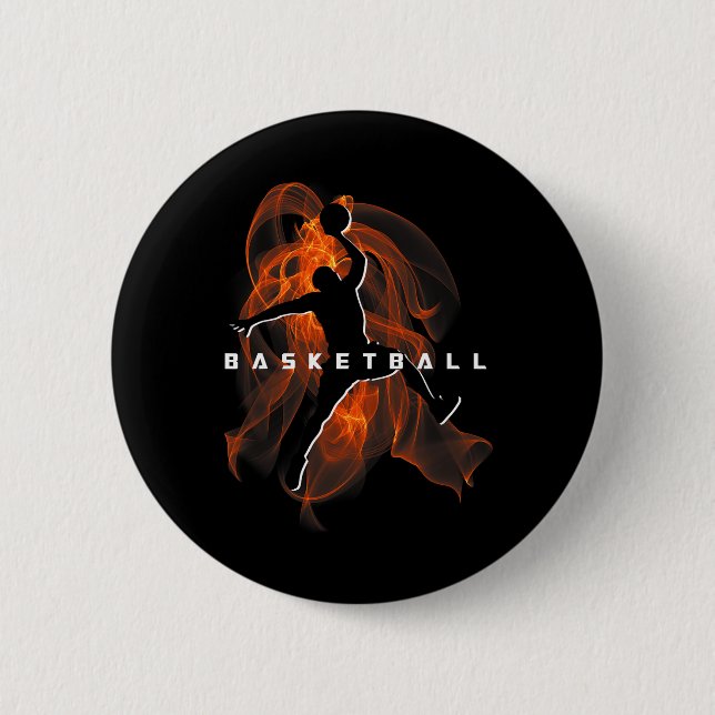 Retro Sketll Player Lover Sports Team Boys Girls K 6 Cm Round Badge (Front)