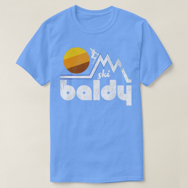 Retro Ski Mt Baldy T-Shirt (Design Front)