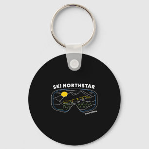 Retro Ski Northstar California Ski Resort, Us Ski Key Ring