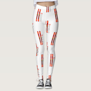 Retro Ski Pattern  Leggings