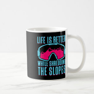 Retro Ski Snowboard Goggles Vintage 80s 90s Skiing Coffee Mug