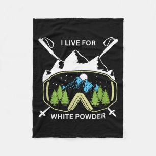 Retro ski snowboard goggles vintage 80s 90s skiing fleece blanket