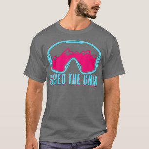 Retro Ski Snowboard Goggles Vintage 80s 90s Skiing T-Shirt