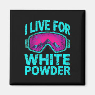 Retro Ski Snowboard Winter Sports Vintage 80s 90s Magnet