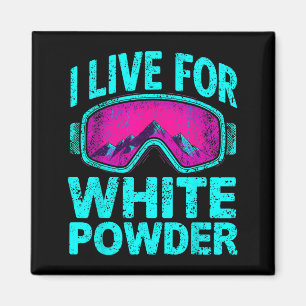 Retro Ski Snowboard Winter Srts Vintage 80s 90s Sk Magnet