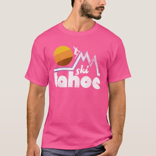 Retro Ski Tahoe Oversized T-Shirt (Front)