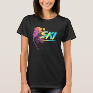 Retro Ski Vintage 80s 90s Ski T-Shirt