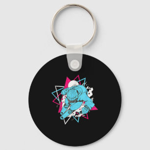 Retro Ski Vintage 80s 90s Skiing Outfit _1 Key Ring
