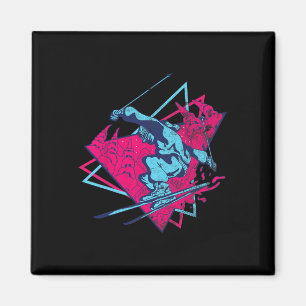 Retro Ski Vintage 80s 90s Skiing Outfit _1  Magnet