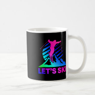 Retro Ski Vintage 80s 90s Skiing Outfit 2 Coffee Mug