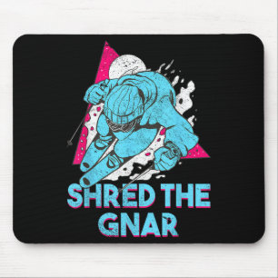Retro Ski Vintage 80s 90s Skiing Outfit _2  Mouse Mat