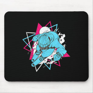 Retro Ski Vintage 80s 90s Skiing Outfit 3 Mouse Mat