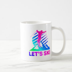 Retro Ski Vintage 80s 90s Skiing Outfit _4 Coffee Mug