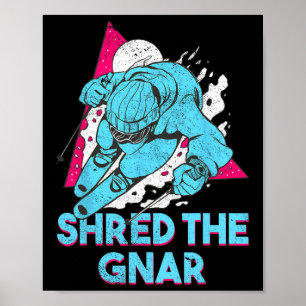 Retro Ski Vintage 80s 90s Skiing Outfit 4  Poster
