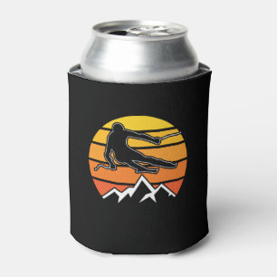 Retro Skiing Can Cooler